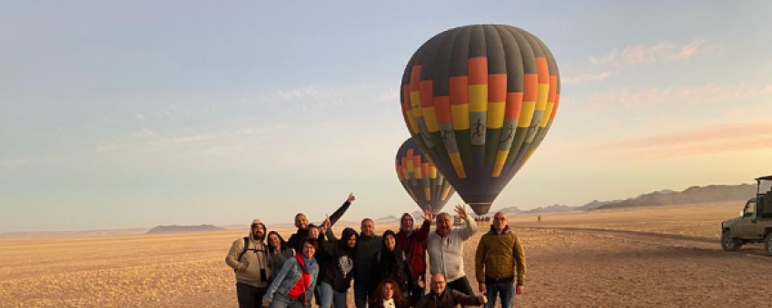 Balooning in the Namib Desert - 2022