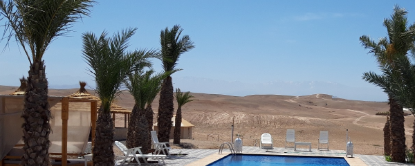 Camp Agafay avec piscine - Excursion désert Maroc