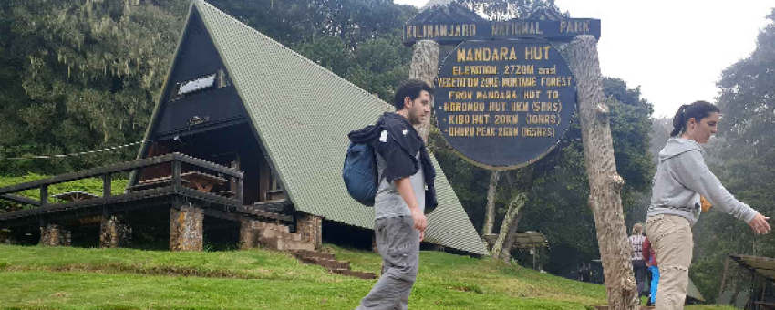 Hiking students-Kilimanjaro Marangu Route - Real Life Adventure Travel