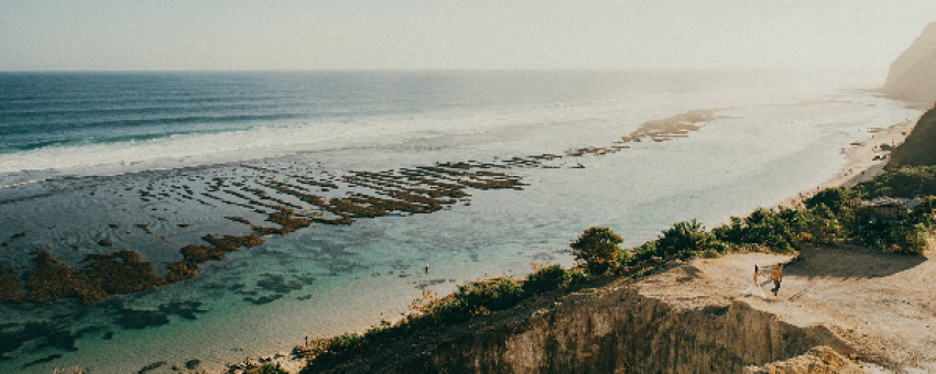 Just Married Couple at Melasti Beach - SWARGA ODYSSEY