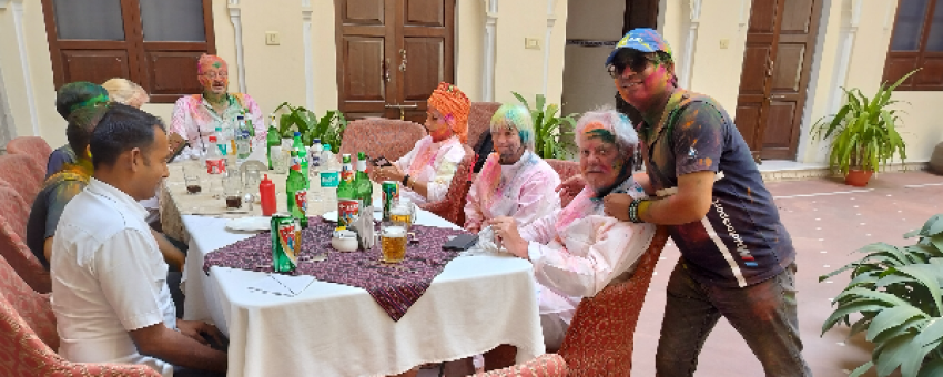 Fete de holi en Inde - Voyage in India