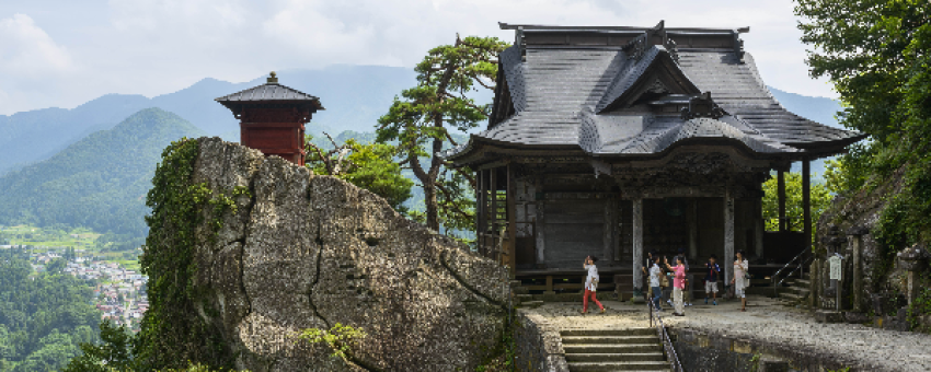 Le temple Risshakuji et Yamadera - Yamagata Kanko Bussan Kyokai