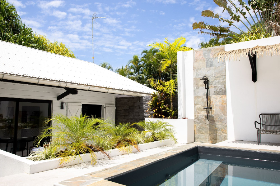 Terrasse & piscine villa Chic - Domaine de la Palmeraie