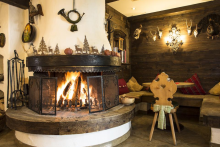 Hotel Gappen fireplace - ©Hotel Gappen