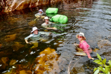 Déplacement dans les rivières du parc national - Sebastien