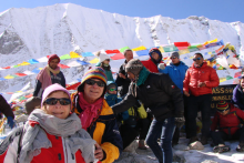 Au col du Larkey pass - @yatritrekking