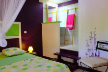 Chambre Bambou - ©Habitation Diamant