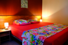 Chambre du Bamb - ©Habitation Diamant
