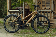 Vélo de ville en bambou - ©Breizh Bamboo Bike