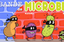 Bande dessinée Bande de microbes - @museemerieux
