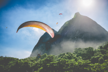 Pedra Bonita, départ des parapentes et deltaplane - jerome rio tours