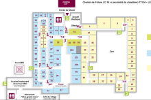 Le plan du musée. - ©Le musée de la vie d'autrefois.