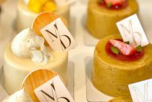 Entremets carte printemps-été - ©Boulangerie Pâtisserie MD