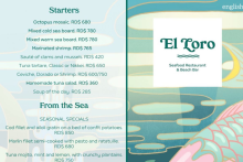 Menu El Loro - ©Menu El Loro