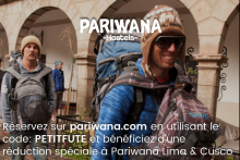 Réservez sur pariwana.com en utilisant le code: PETITFUTE et bénéficiez d'une réduction spéciale à Pariwana Lima & Cusco - Pariwana Hostel