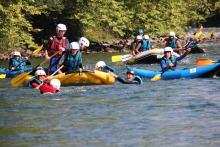 Rafting-parcours Raid évasion-17 Kms-cocktail d'embarcations-2h30 de descente à la demie-journée - ©Rafting-pavillon-des-sensations