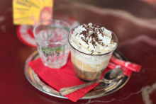 Try our retro coffee - long coffee with whipped cream and chocolate sprinkles - BP Reklám Kft