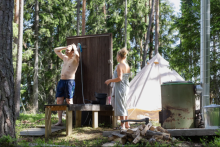 Glamping douche - Tahlo