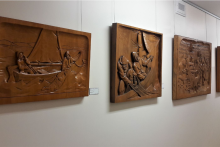 Exposition de sculptures sur bois, Musée de la mémoire vivante, 2019 - Sandra Zapata