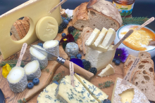 Plateau fin de repas sur le thème promenade en montagne - Alexia Mandaroux