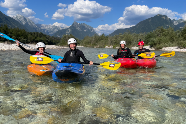 Family kayak school Bovec - have fun in your style. Private departures. - @dksport.si