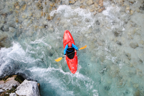 Intermediate kayak courses, Slovenia - Soča river, Bovec! - @dksport.si