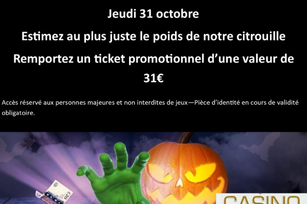 Halloween - casino de la plage