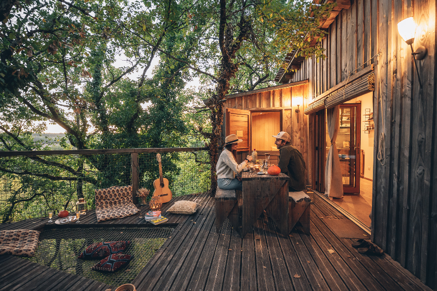 diner romantique à PELLA ROCA, Cabane Spa - pella_roca_cabane_spa