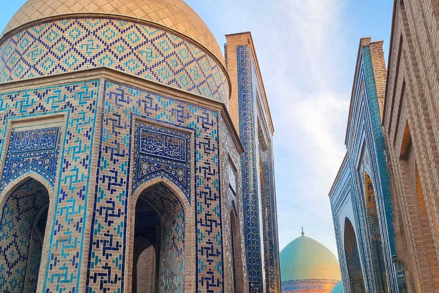 Chahi Zinda, joyau architectural de Samarcande - copyright