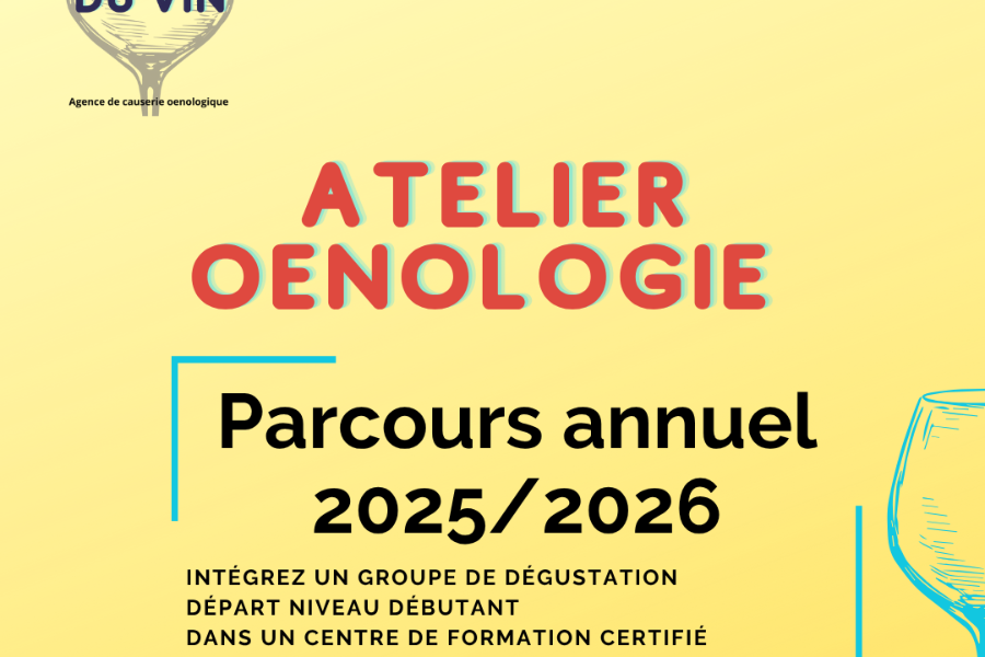 Parcours année 25/26 atelier oenologie à grenonle - l'apogée du vin