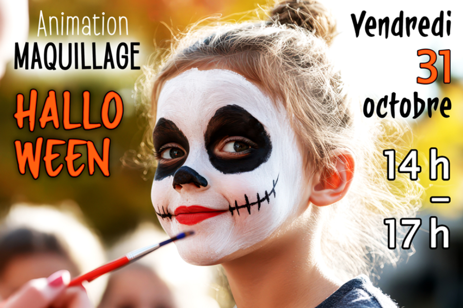 maquillage halloween - la magie des automates