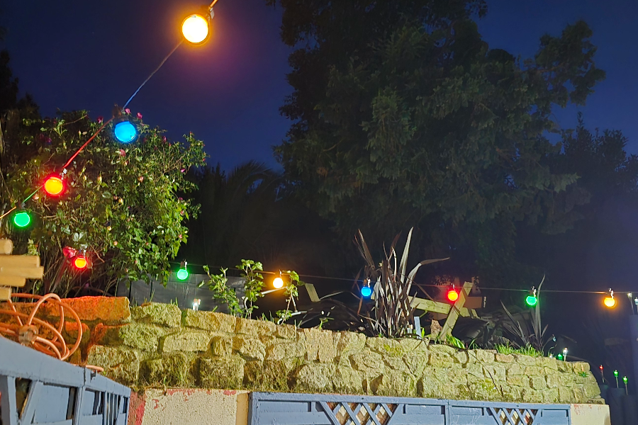 Terasse de nuit - Copyright