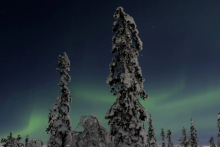 aurores boreales - ski alpin chalet