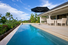 Horizon Spa Villa, pool deck - Taveuni Palms Resort