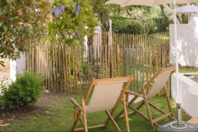 Terrasse et petite jardin privatif - Natacha Maraud