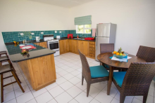 Two Bedroom Chalet kitchen and dining area - www.forbans.com