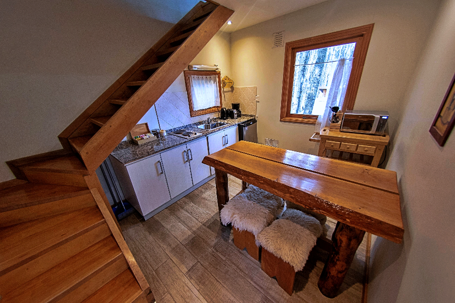 Cabaña 5, cocina - https://patagoniavilla.com/