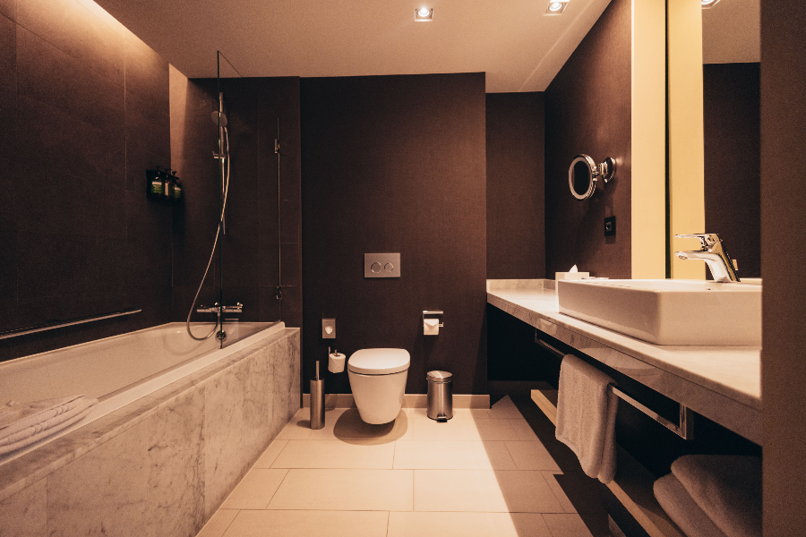 Chambre Premium Accès Club Lounge - Salle de bain - Crowne Plaza Geneva