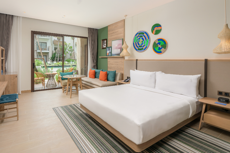 1 King Standard Pool Access - Bed - Holiday Inn Resort Samui Bophut Beach