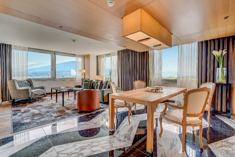 Suite Présidentielle Vue Lac - InterContinental Genève