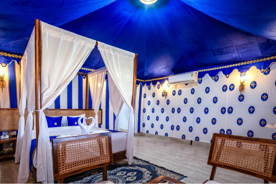 Palatial Garden Tent - Inside view of Palatial Tent