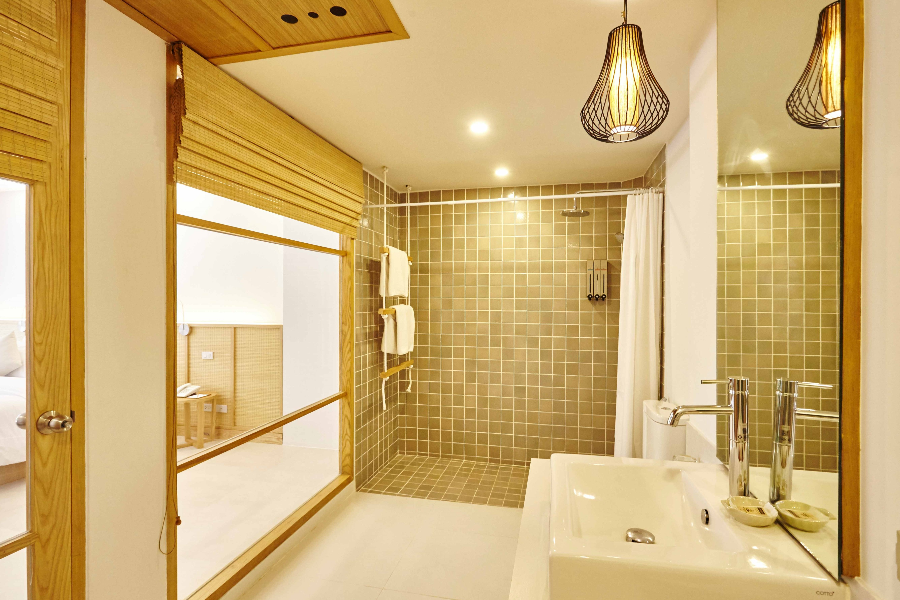 Premium Deluxe Room Bathroom - Paradise Beach Resort Samui
