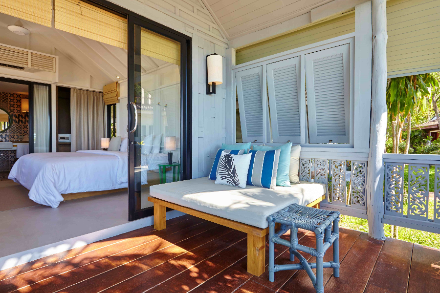 Villa Garden View Patio - Paradise Beach Resort Samui