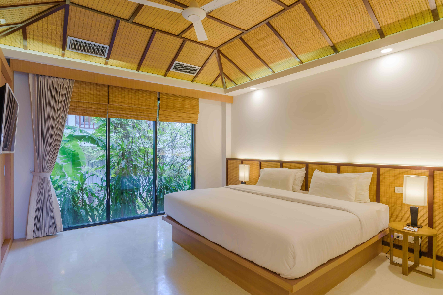 Deluxe Villa Bedroom - Paradise Beach Resort Samui