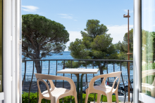 balcon et vue sur mer - le Provençal