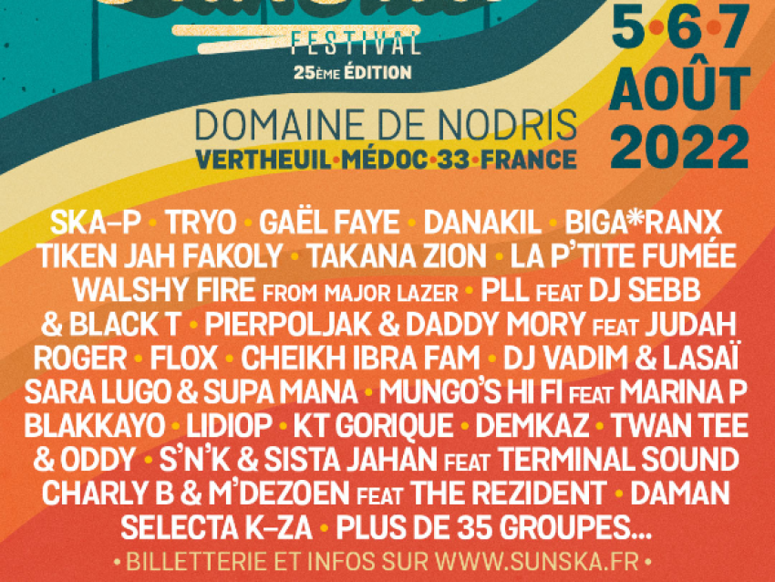 Affiche SunSka 2022 - © SunSka Festival