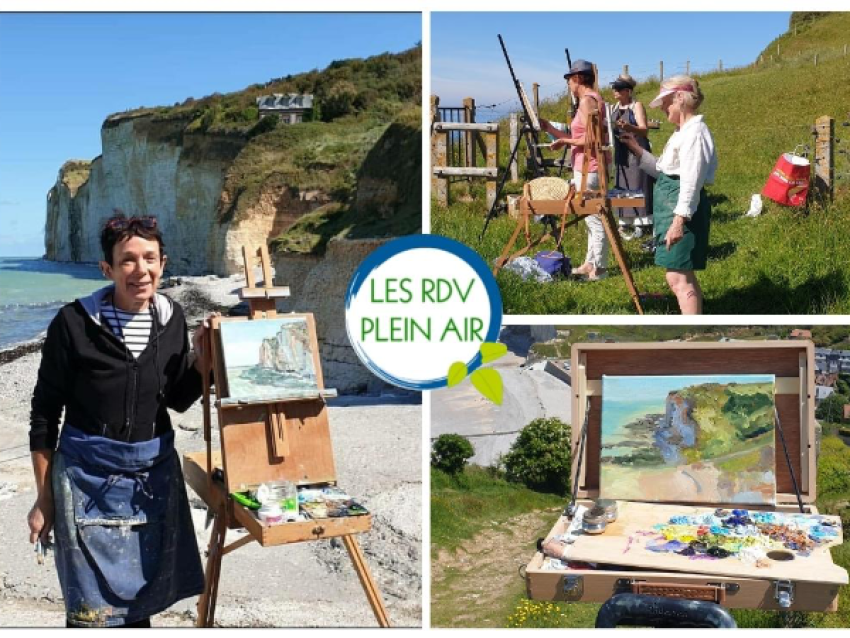 Atelier peinture avec Sophie Justet - © Fécamp Tourisme
