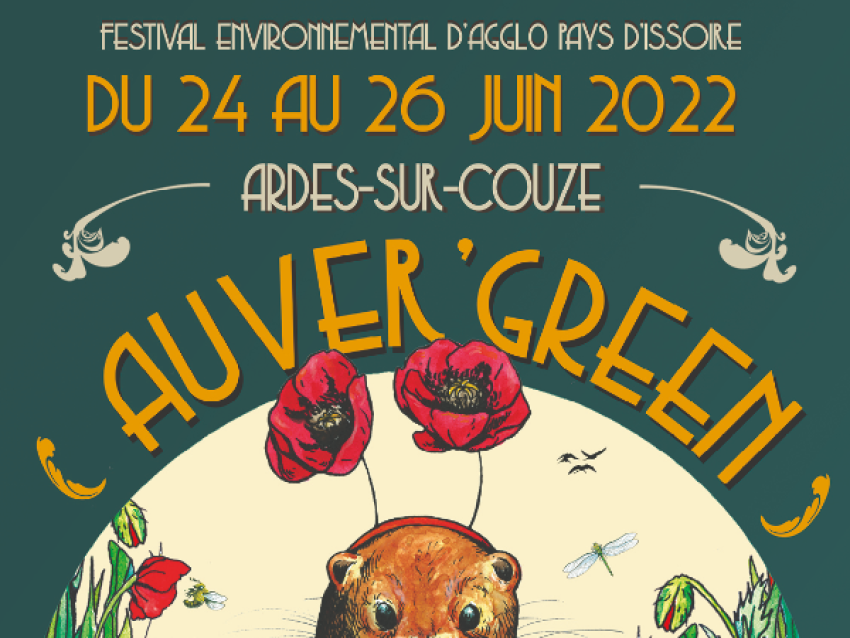 Affiche Festival Auver'Green 2022 - © Pierre Jourde