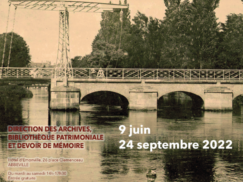Abbeville : le Pont Levis. - Photogr. - © Archives Abbeville