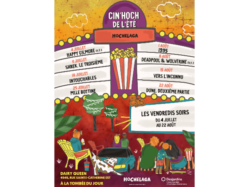 Cin'Hoch de l'été - SDC Hochelaga-Maisonneuve